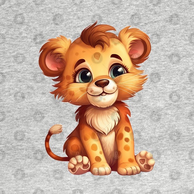 Baby Lion by Chromatic Fusion Studio